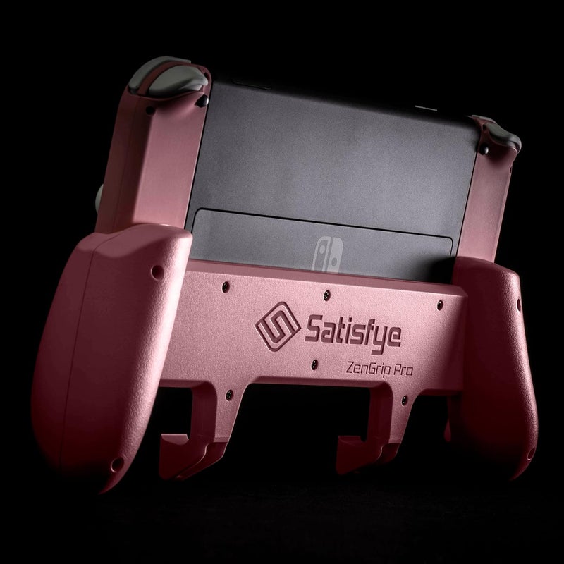 Satisfye - ZenGrip Pro Gen 3 OLED, a Switch Grip Compatible with Nintendo Switch - Comfortable & Ergonomic Grip, Joy Con & Switch Control. #1 Switch Accessories Designed for Gamers (Pink) - Image 5